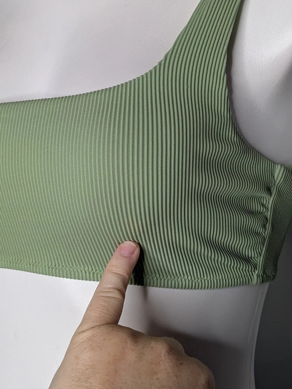 aerie green ribbed